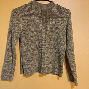 Zara Kids Olive Ribbed Sweatshirt Size 11-12Y